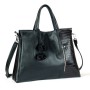 Сумка кожаная женская S380201-black черная
