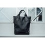 Сумка кожаная женская S400101-black черная флотар/наплак