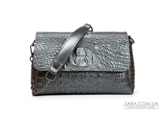 Сумка Шкіряна Жіноча Класична ALEX RAI J009-2 bright grey