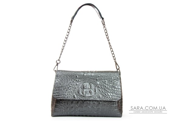 Сумка Шкіряна Жіноча Класична ALEX RAI J009-2 bright grey