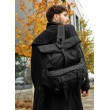 Мужской рюкзак ролл Sambag RollTop Double черный тканевый