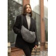 Жіноча сумка Sambag HOBO Bag-glove тканева сіра