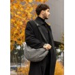 Мужская сумка Sambag HOBO Bag-glove тканевая серая