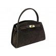 Сумка классическая небольшая замшевая Firenze Italy  F-IT-8877DB