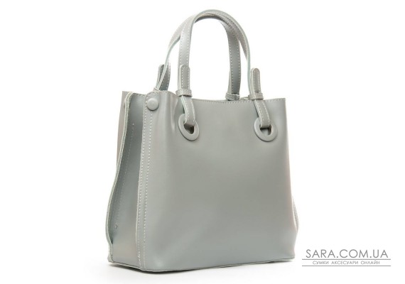 Сумка Шкіряна Жіноча Класична ALEX RAI 1546 light-grey