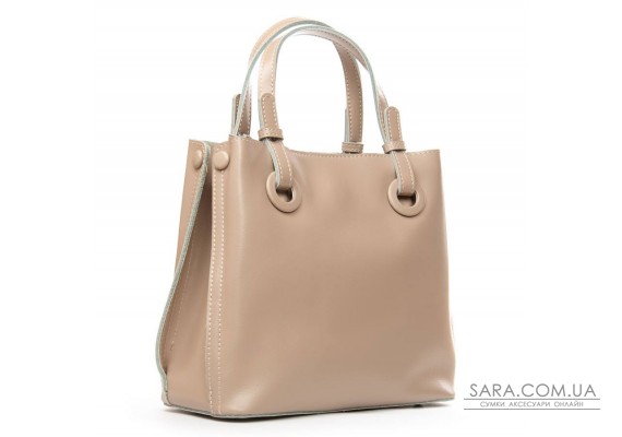 Сумка Шкіряна Жіноча Класична ALEX RAI 1546 light-beige