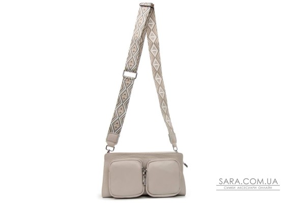 Сумка Шкіряна Жіноча Класична ALEX RAI 2051-9 l.beige