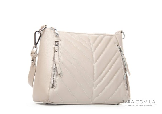 Сумка Шкіряна Жіноча Класична ALEX RAI 2056-9 l.beige