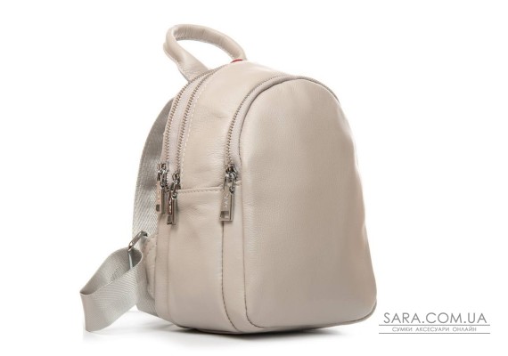 Сумка Шкіряна Жіноча Рюкзак ALEX RAI 2058-9 l.beige