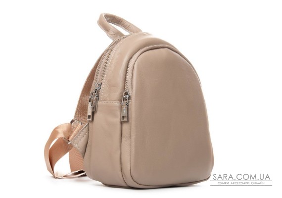 Сумка Шкіряна Жіноча Рюкзак ALEX RAI 2058-9 beige