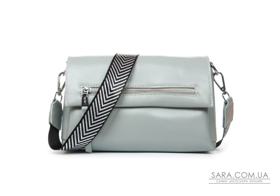 Сумка Шкіряна Жіноча Класична ALEX RAI 8159 l.grey