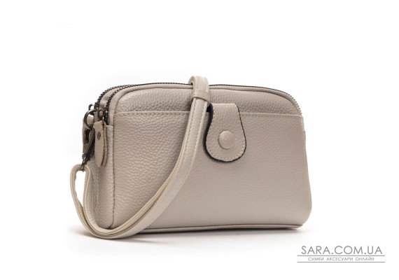 Сумка Женская Клатч кожа ALEX RAI 88085 pale grey