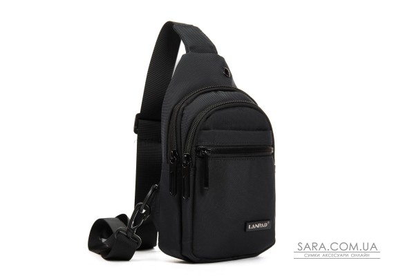 Сумка Чоловіча на плече нейлон Lanpad 82081 black