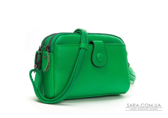 Сумка Женская Клатч кожа ALEX RAI 88085 l.green