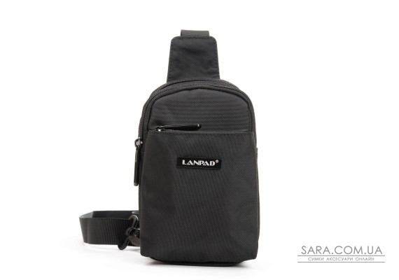 Сумка Чоловіча на плече нейлон Lanpad 0929 black