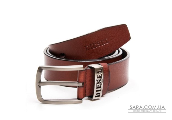 Ремінь шкіряний чоловічий DS-3728 light-brown