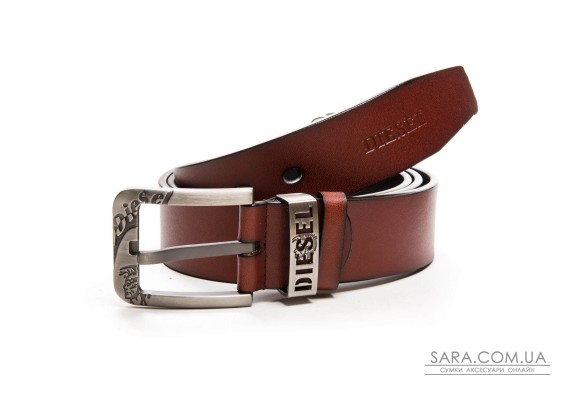 Ремінь шкіряний чоловічий DS-3723 light-brown