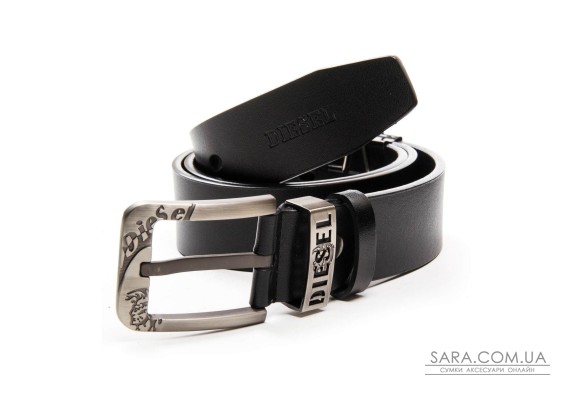 Ремінь шкіряний чоловічий DS-3723 black