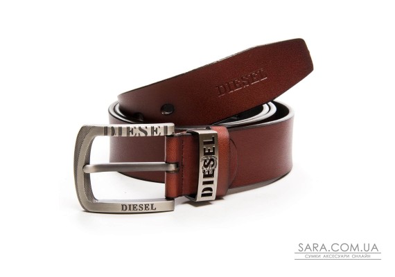 Ремінь шкіряний чоловічий DS-3724 light-brown