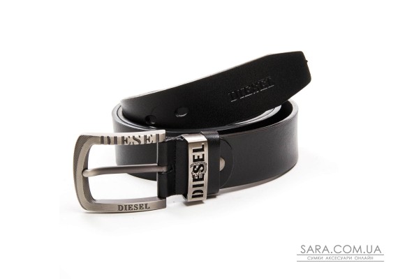 Ремінь шкіряний чоловічий DS-3724 black