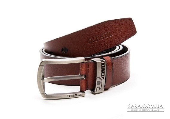 Ремінь шкіряний чоловічий DS-3725 light-brown