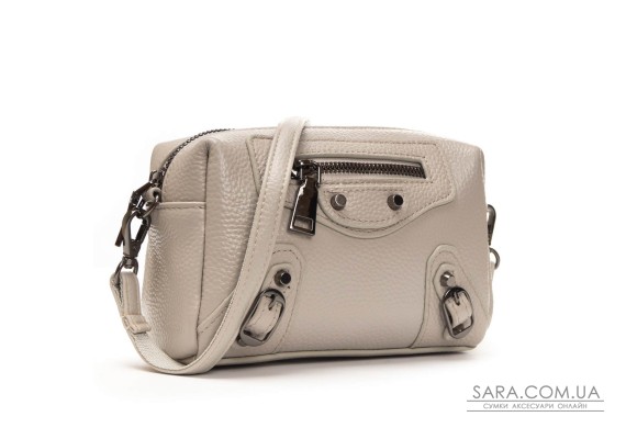 Сумка Женская Клатч кожа ALEX RAI 60072 pale grey
