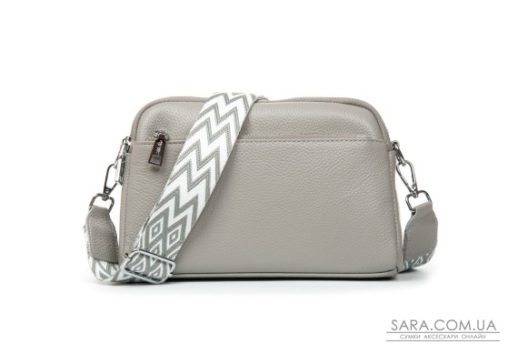 Сумка Женская Классическая кожа ALEX RAI 8960 grey