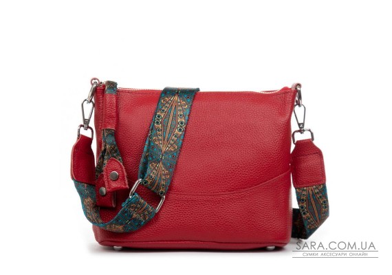 Сумка Шкіряна Жіноча Класична ALEX RAI 99120 red