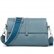 Сумка Шкіряна Жіноча Класична ALEX RAI 77001 l.blue