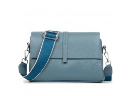 Сумка Женская Классическая кожа ALEX RAI 77001 l.blue