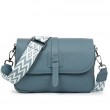 Сумка Шкіряна Жіноча Класична ALEX RAI 99106 l.blue