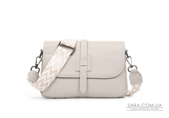 Сумка Шкіряна Жіноча Класична ALEX RAI 99106 beige