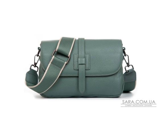 Сумка Шкіряна Жіноча Класична ALEX RAI 99106 blue green