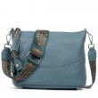 Сумка Шкіряна Жіноча Класична ALEX RAI 99120 l.blue