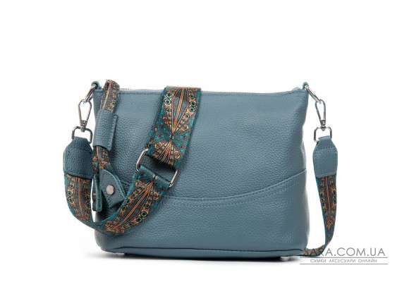 Сумка Шкіряна Жіноча Класична ALEX RAI 99120 l.blue