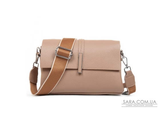 Сумка Шкіряна Жіноча Класична ALEX RAI 77001 l.khaki