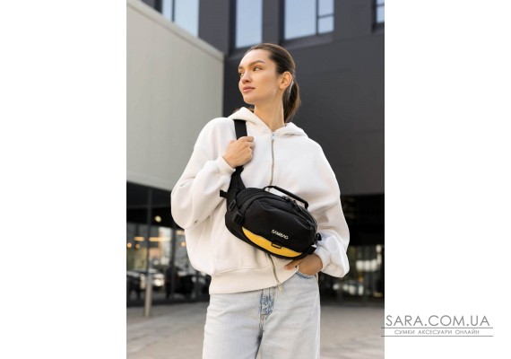 Женская сумка через плечо бананка Sambag Flex Pro