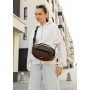Сумка через плечо женская бананка Sambag Flex шоколад