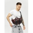 Велика шкіряна чоловіча поясна сумка бананка Sambag DynamicDart марсала