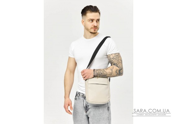 Сумка через плече месенджер Sambag Makros сіра