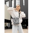 Женская сумка через плечо мессенджер Sambag Makros принт "Zebra"