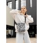 Женская сумка через плечо мессенджер Sambag Makros принт "Zebra"