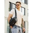 Сумка через плече бананка Sambag Flex чорна