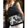 Женский рюкзак Sambag Zard LST черный тканевый принт