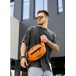 Сумка через плече бананка Sambag Flex помаранчева