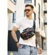 Сумка через плече бананка Sambag Flex Pro принт "ABSTRACT"