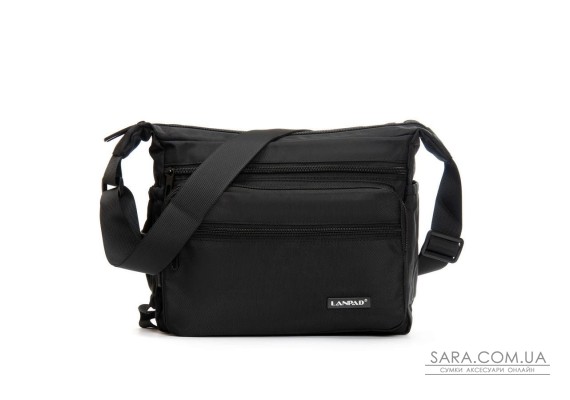 Сумка Мужская На Плечо нейлон Lanpad 8659 black почтальон