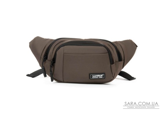 Сумка Мужская На пояс нейлон Lanpad 8803 brown