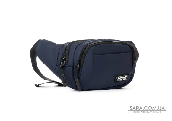 Сумка Мужская На пояс нейлон Lanpad 8803 blue