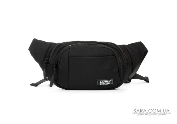 Сумка Мужская На пояс нейлон Lanpad 8803 black